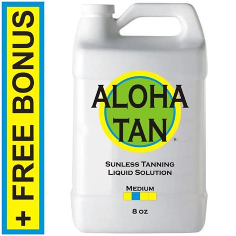 Aloha tan - Shop ALOHA TAN – VERY DARK - Spray Tan Solution - 16 oz - Sunless Self Tanning Liquid for Airbrush or HVLP System + INCLUDES: Applicator Mitt, Application Gloves and …